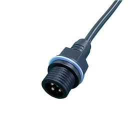 M12智能衛浴、智能馬桶防水連接線（基板公端螺帽款2-6P）